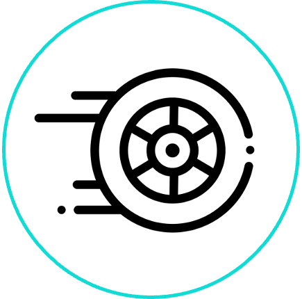 Wheel loss in addition to tyre pressure monitoring