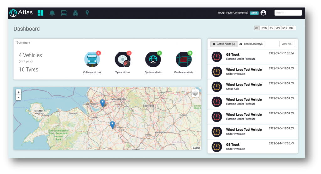 Fleet Application - Dashboard